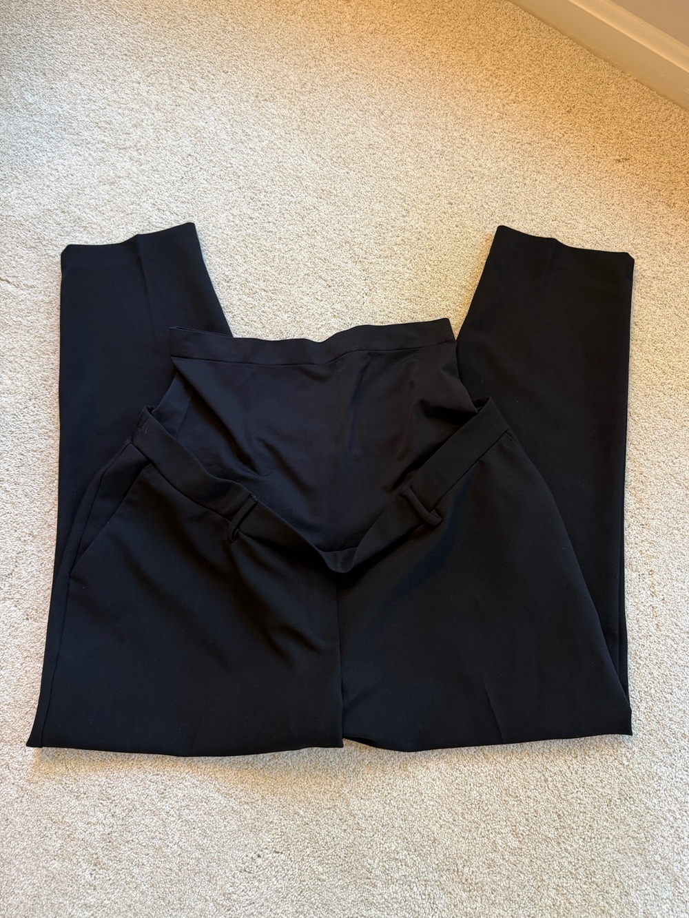 Sonoma Black Maternity Ponte Slim Pants